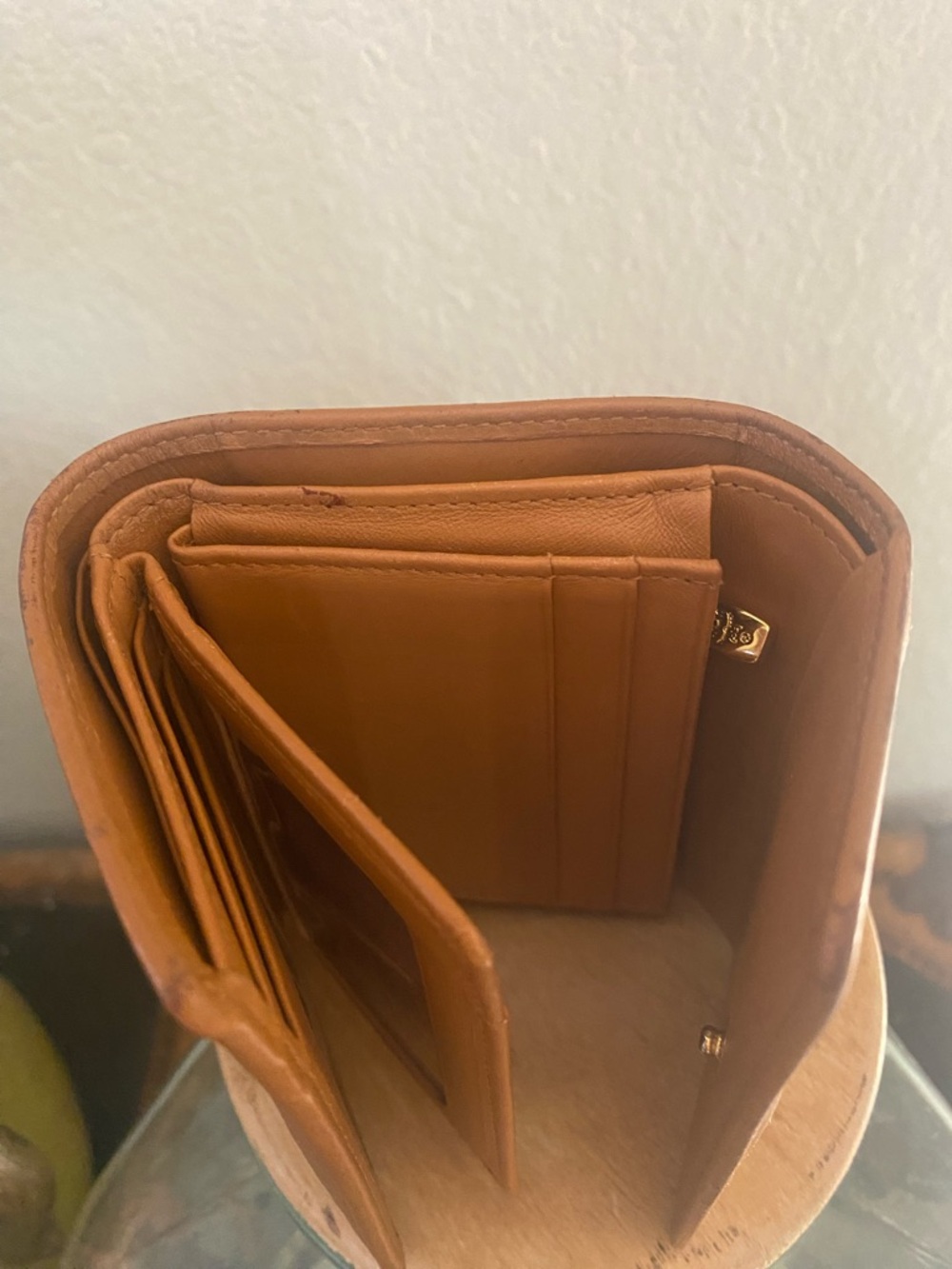 MCM Cognac Visetos Medium Boston Handbag With FREE Wallet - Picture 14 of 15